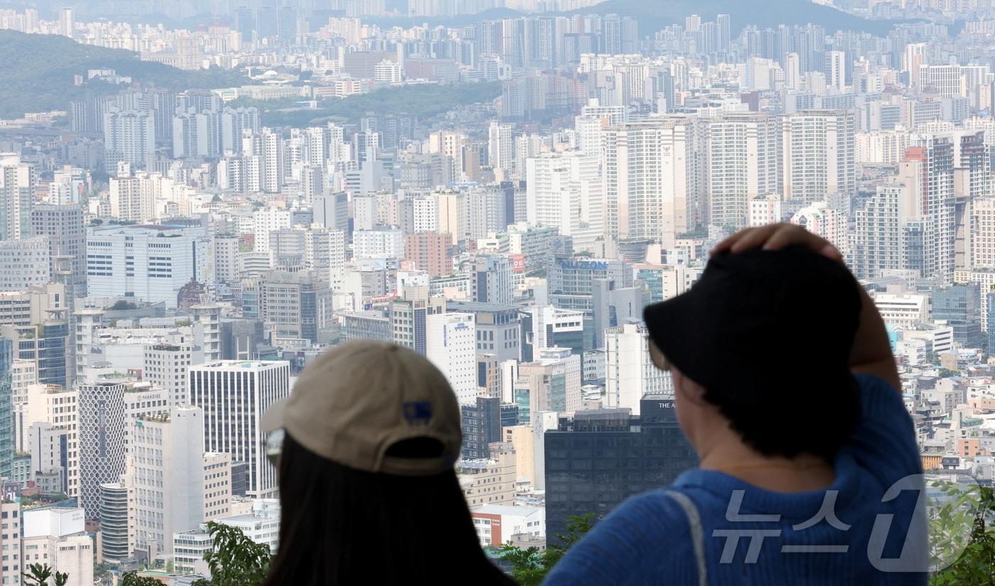 서울 남산에서 바라본 서울 시내 아파트 모습. &#40;자료사진&#41;/뉴스1 ⓒ News1 권현진 기자