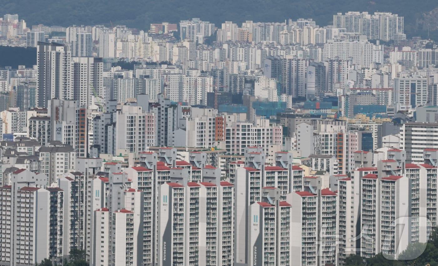 서울 시내 아파트 모습. &#40;자료사진&#41;/뉴스1 ⓒ News1 권현진 기자