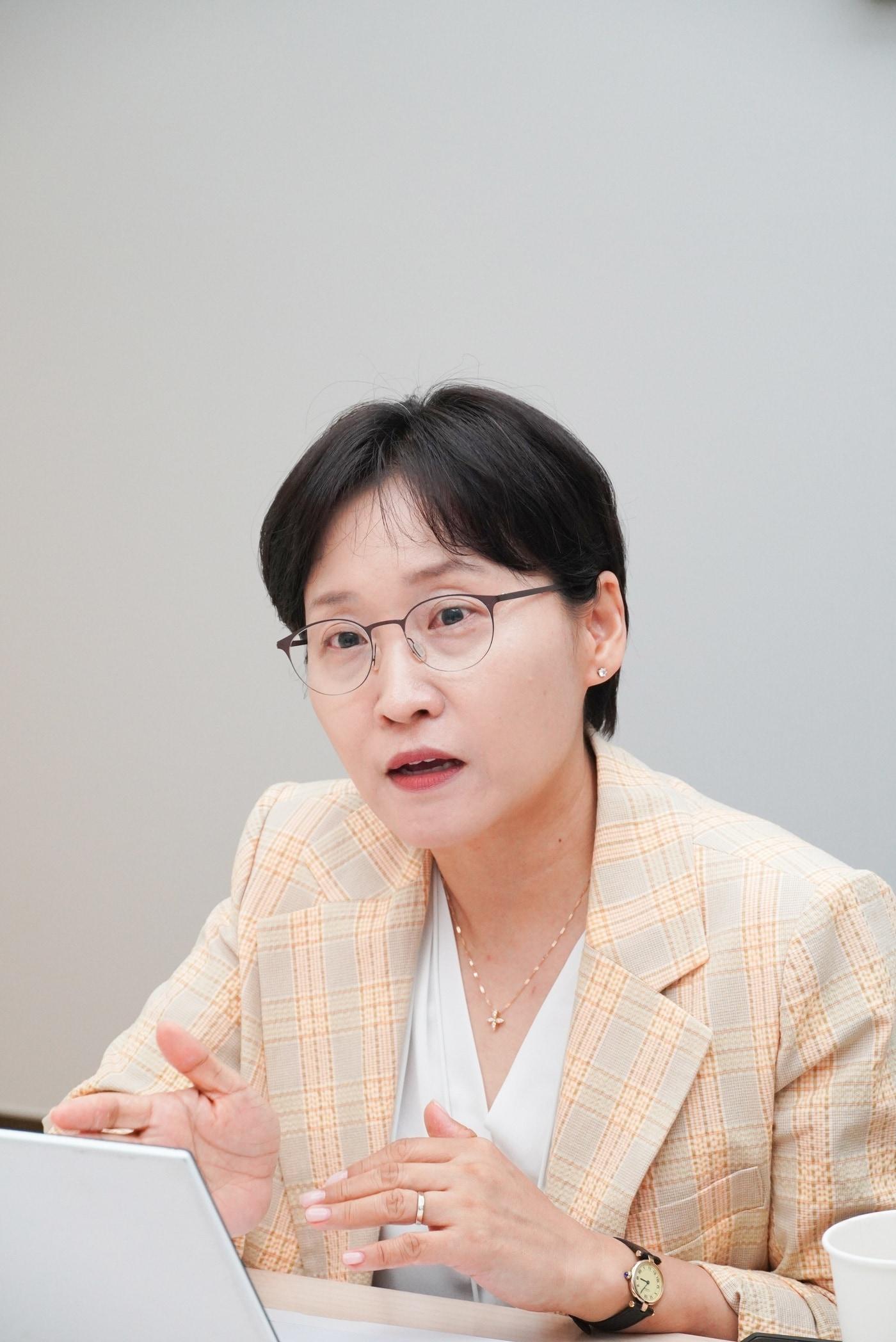 본문 이미지 - 황선영 와플랫 대표가 7일 경기 성남시 분당구의 NHN 사옥 &#39;플레이뮤지엄&#39;에서 &lt;뉴스1&gt;과 인터뷰를 진행했다. &#40;NHN 제공&#41;