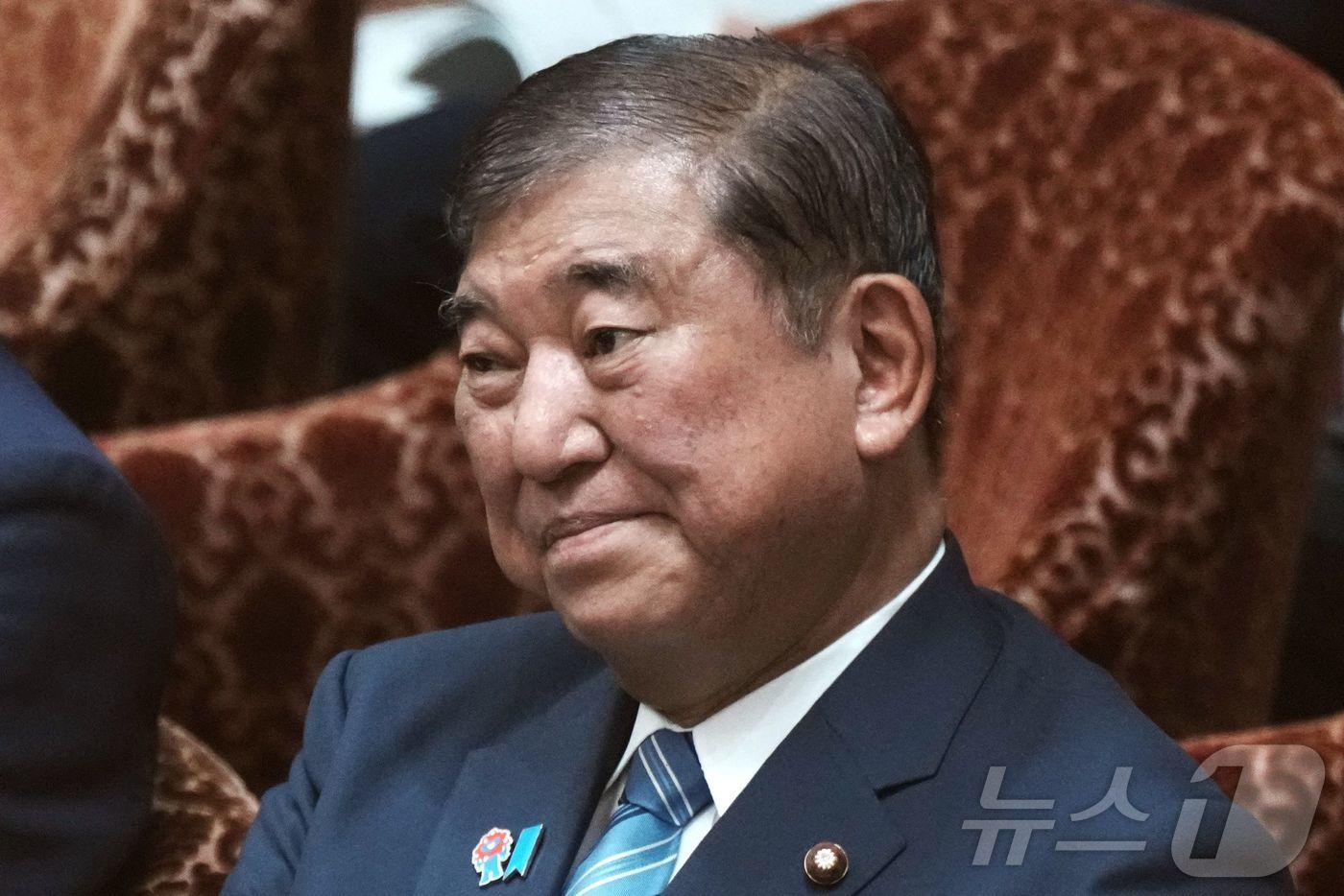 이시바 시게루 일본 총리. &lt;자료사진&gt; 2025.08.04 ⓒ AFP=뉴스1 ⓒ News1 김지완 기자