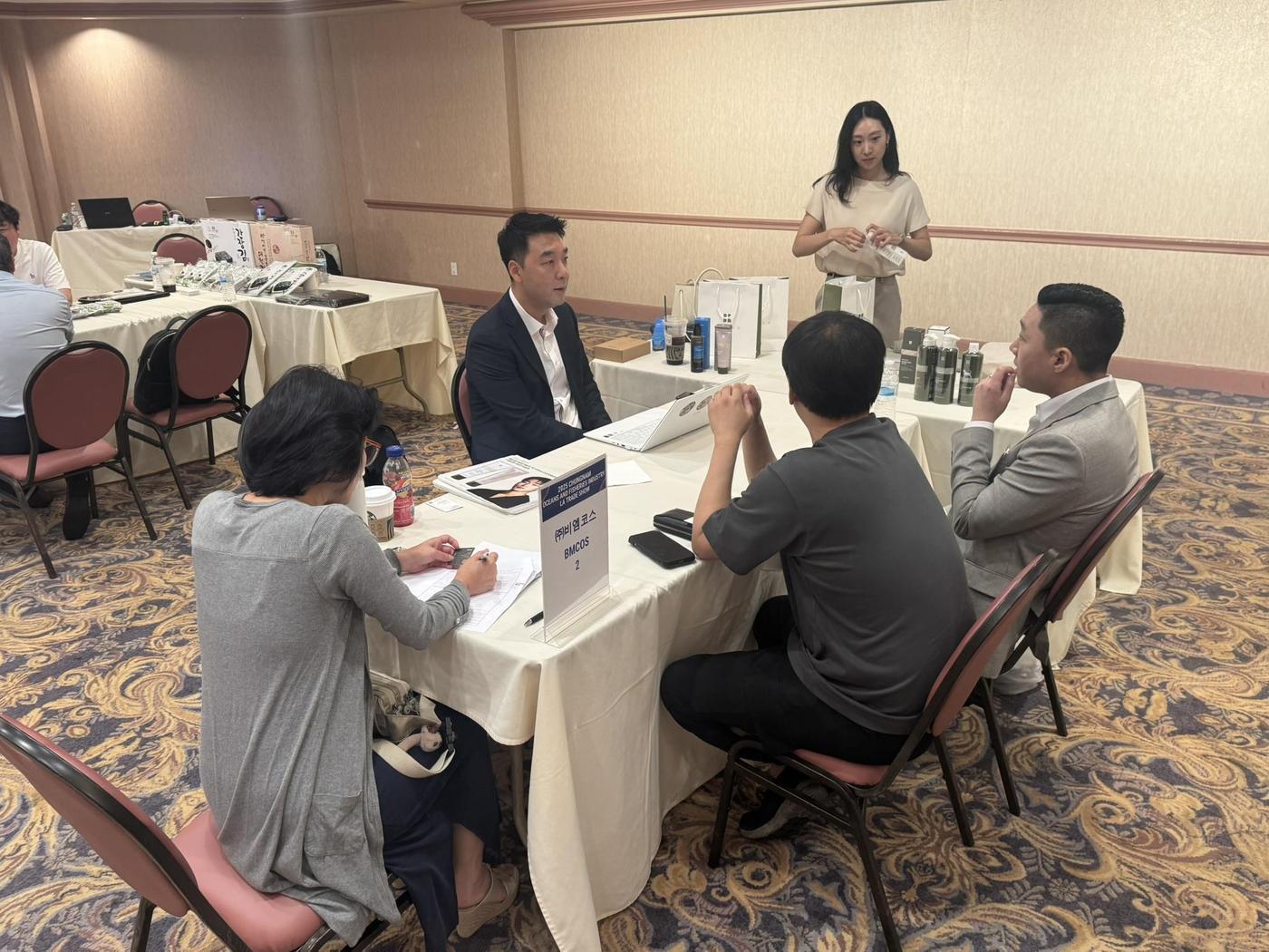 본문 이미지 - '2025 북중미 수출상담회' 진행 모습.(충남도 제공. 재판매 및 DB금지)/뉴스1 