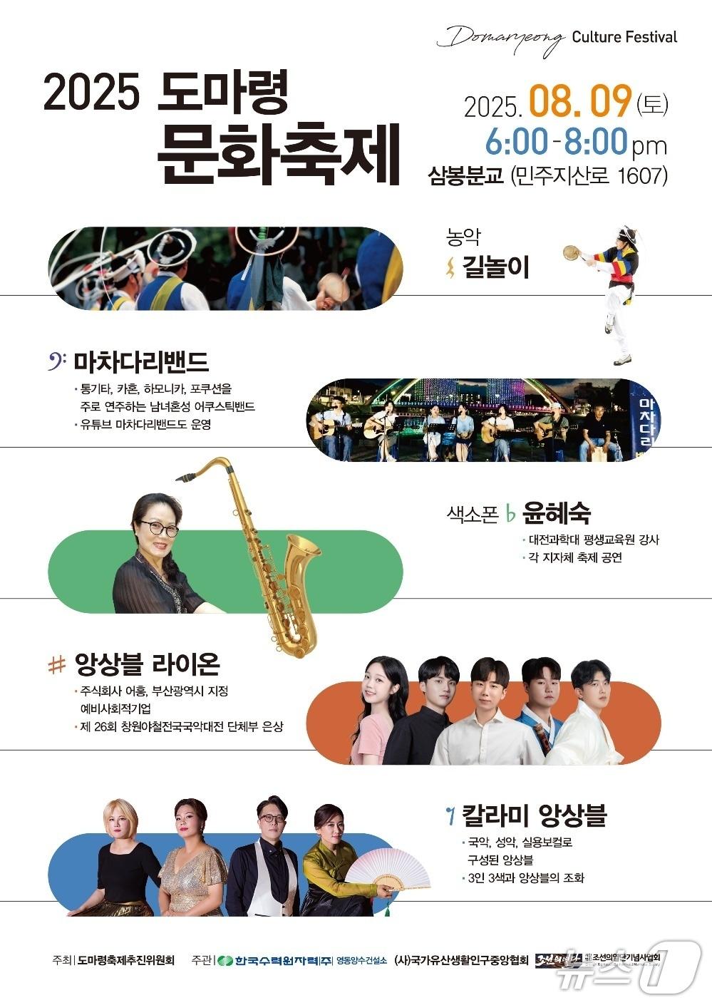 본문 이미지 - &#39;2025도마령 문화축제&#39; 홍보물/뉴스1 