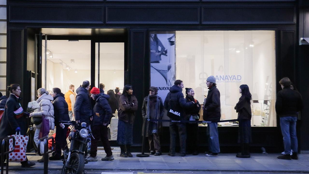 본문 이미지 - 2025년 상반기 다나야드 파리 팝업스토어 오픈 모습.&#40;슬로크제공&#41;