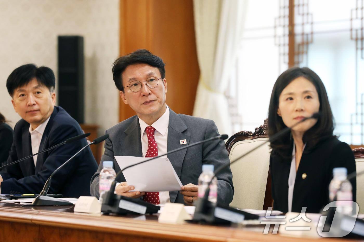 김민석 국무총리가 6일 서울 종로구 정부서울청사에서 열린 관광 활성화 미니정책 TF 회의에서 모두발언을 하고 있다. (총리실 제공, 재판매 및 DB 금지) 2025.8.6/뉴스1 ⓒ News1 임세영 기자