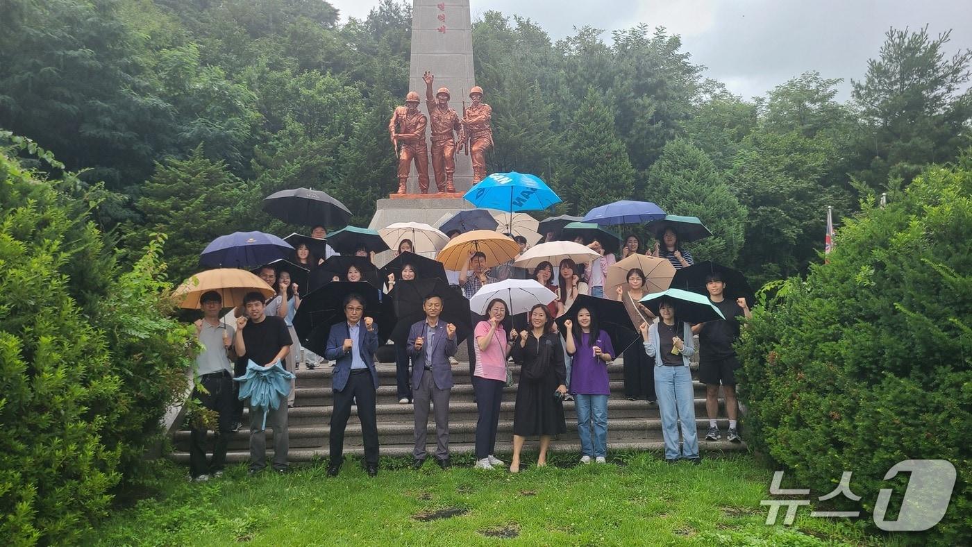 강원특별자치도교육청. 안보 현장 체험.(도교육청 제공, 재판매 및 DB금지)