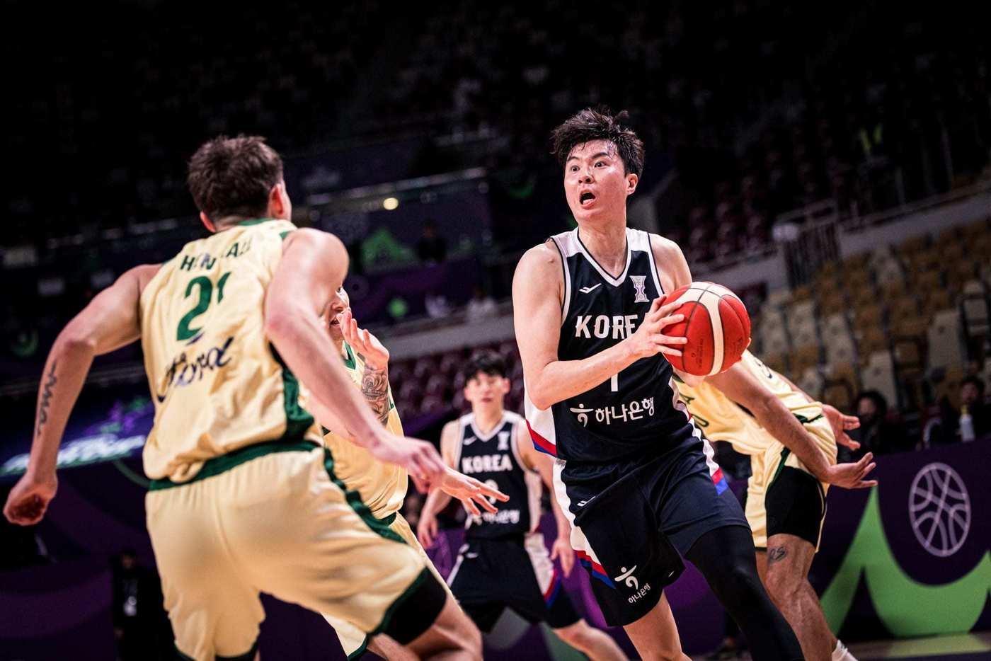 한국이 아시아컵 1차전에서 호주에 대패했다.(FIBA 제공)