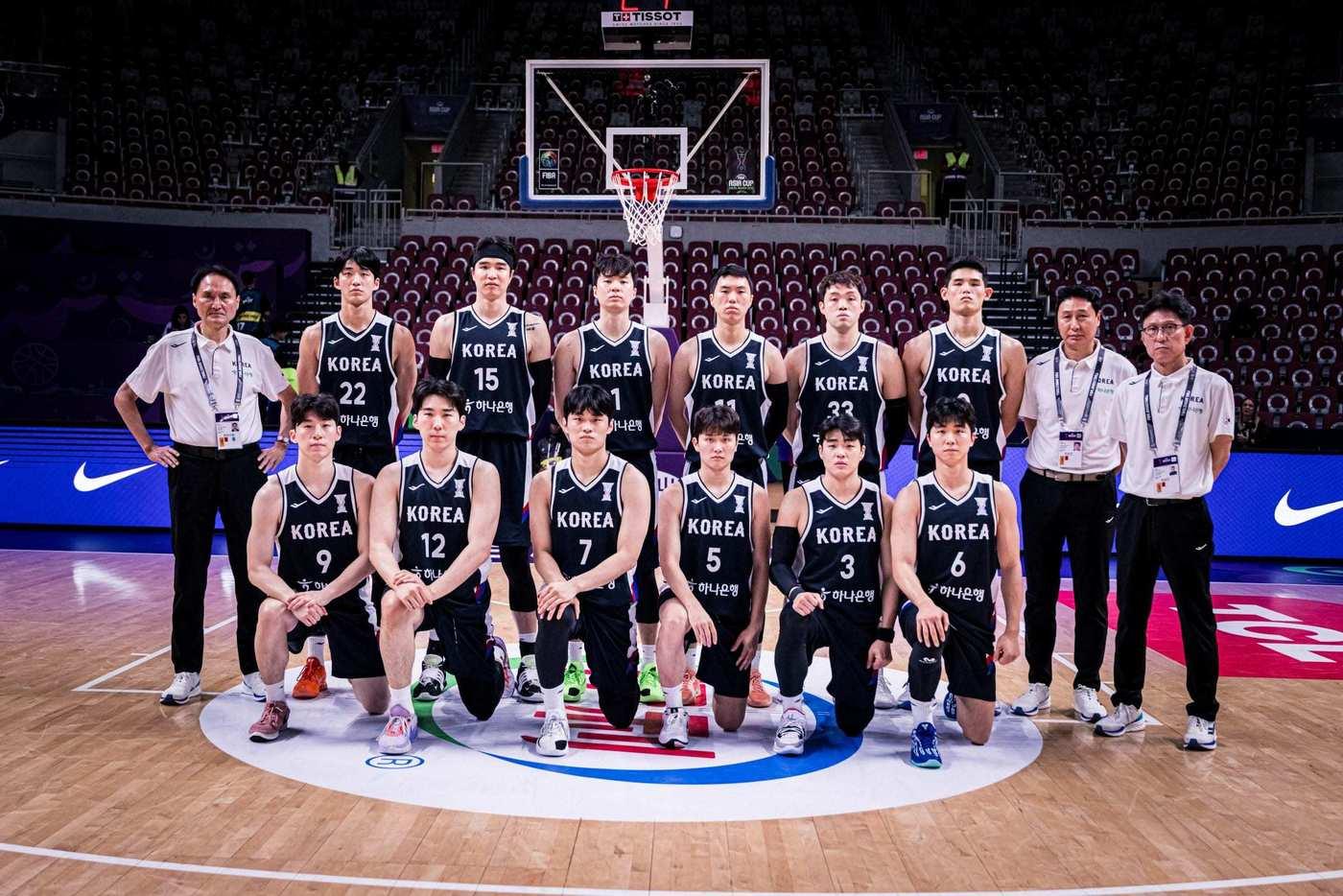 한국 농구대표팀.(FIBA 제공)