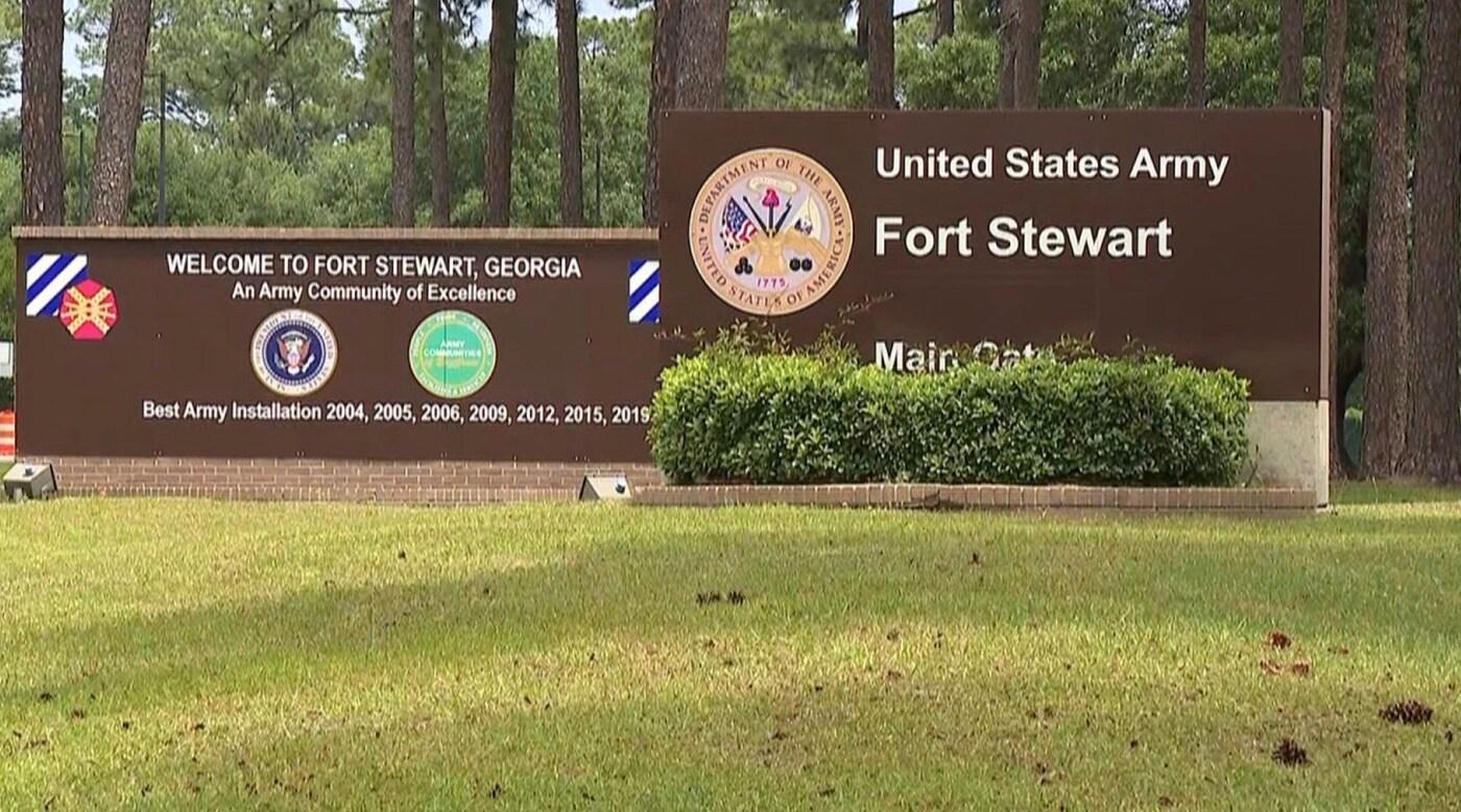 미국 조지아주에 위치한 포트 스튜어트 육군 기지. <출처=엑스(X) 갈무리>