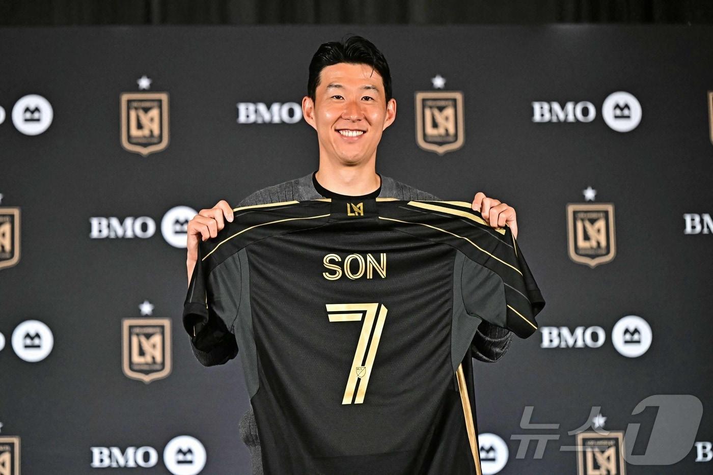LA FC에 입단한 손흥민  ⓒ AFP=뉴스1