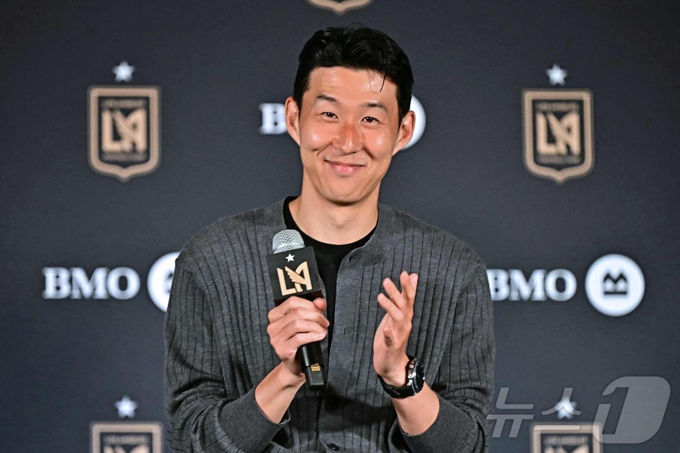 MLS LA FC에서 새로운 도전에 나서는 손흥민 ⓒ AFP=뉴스1