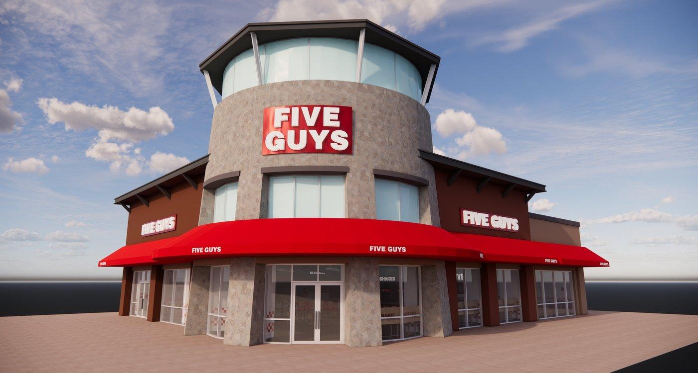 파이브가이즈 여주 조감도. (에프지코리아)