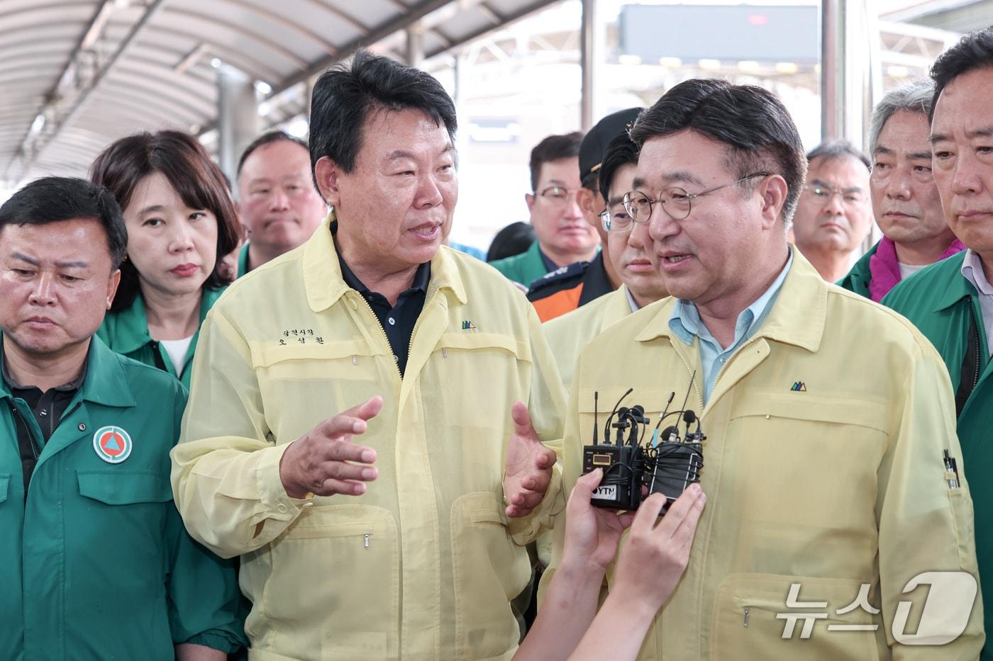 지난달 20일 행안부장관 전통시장 방문 현장 모습(당진시 제공. 재판매 및 DB금지)2025.8.7/뉴스1