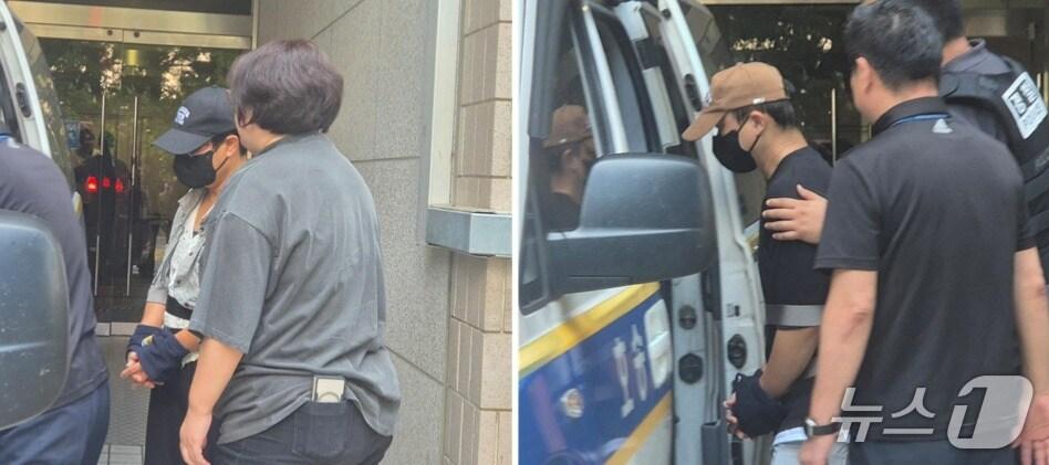 본문 이미지 - 살인미수 등의 혐의를 받는 A 씨(사진왼쪽)와 B 씨/뉴스1