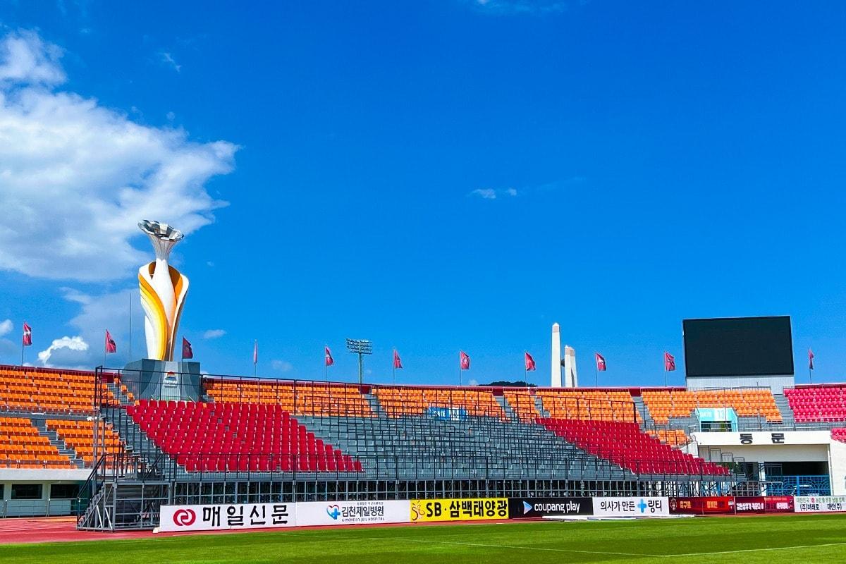 본문 이미지 - 김천상무가 다시 가변석을 운영한다. &#40;김천 제공&#41;