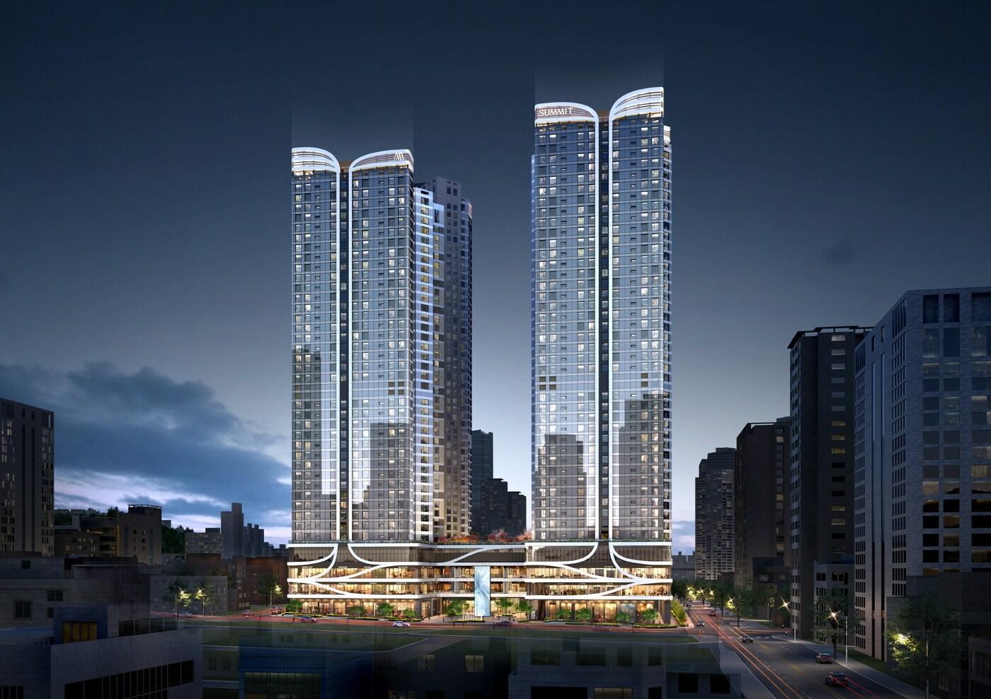 대우건설 부산 서면 써밋 더뉴 투시도.&#40;대우건설 제공&#41;