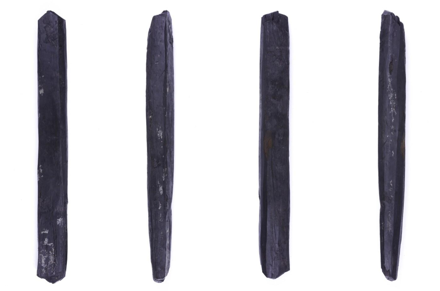 경남 함안 성산산성에서 출토된 다면 목간 사진(국가유산청 제공)