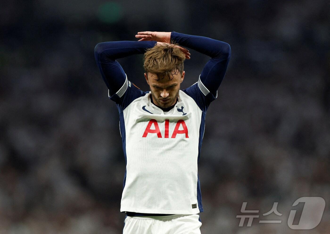 토트넘 미드필더 제임스 매디슨. ⓒ 로이터=뉴스1