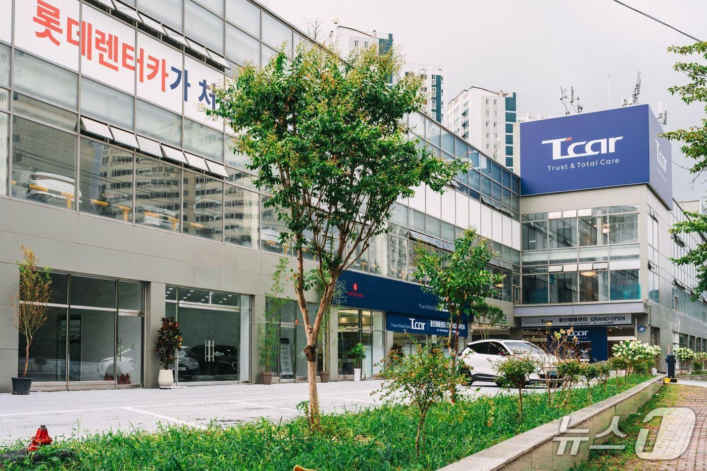T car 용인매매센터 전경. &#40;롯데렌탈 제공&#41; 