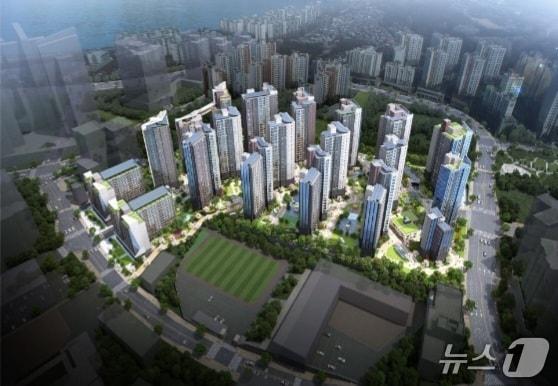 본문 이미지 -  흑석동 90번지 일대 투시도 &#40;서울시 제공&#41;