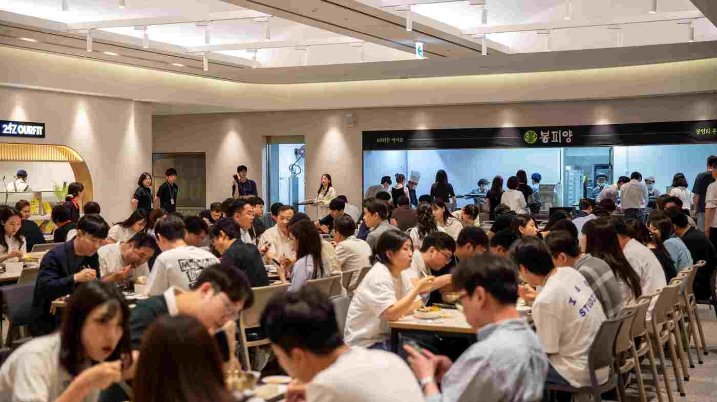 아워홈 플렉스테이블 여름특집 이벤트 전경(아워홈 제공)