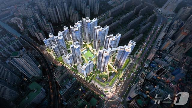 본문 이미지 -  잠실르엘 조감도 (롯데건설 제공)