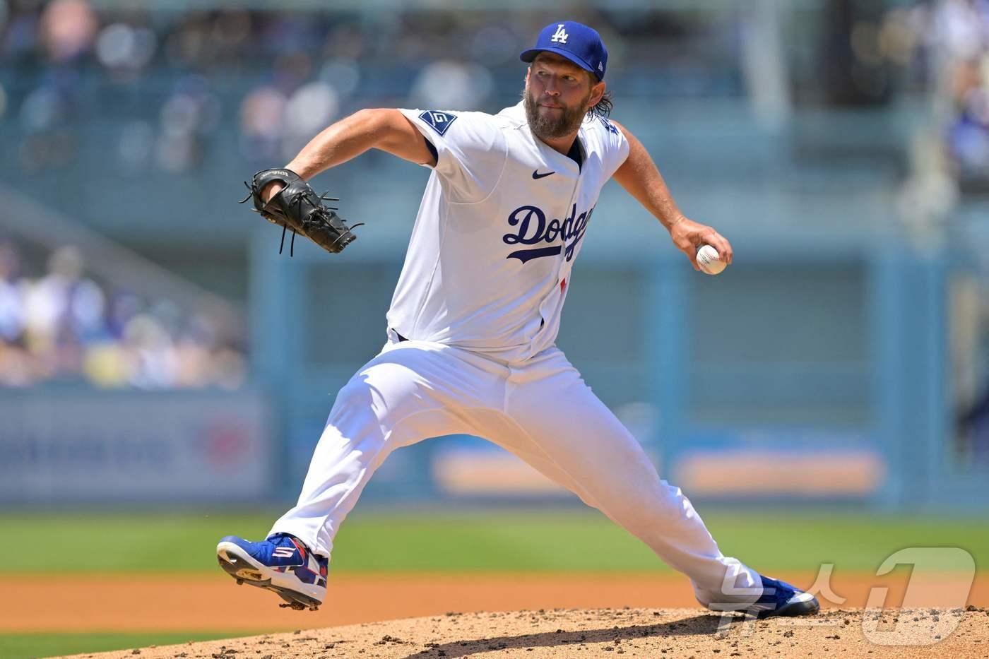 LA 다저스 투수 클레이턴 커쇼. ⓒ AFP=뉴스1