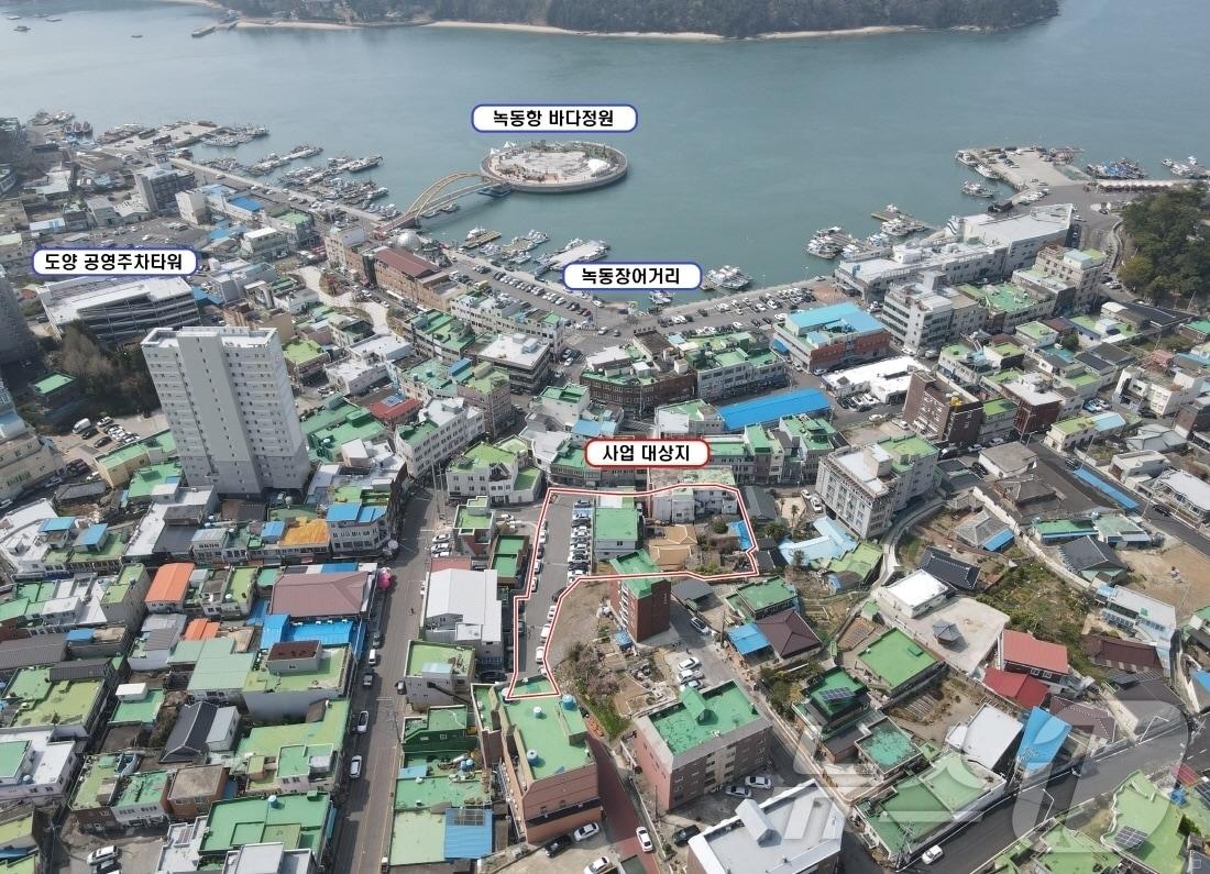 본문 이미지 - 고흥군 녹동항 일원 주차타워 및 휴게공간 조성 사업지.(고흥군 제공. 재판매 및 DB 금지)