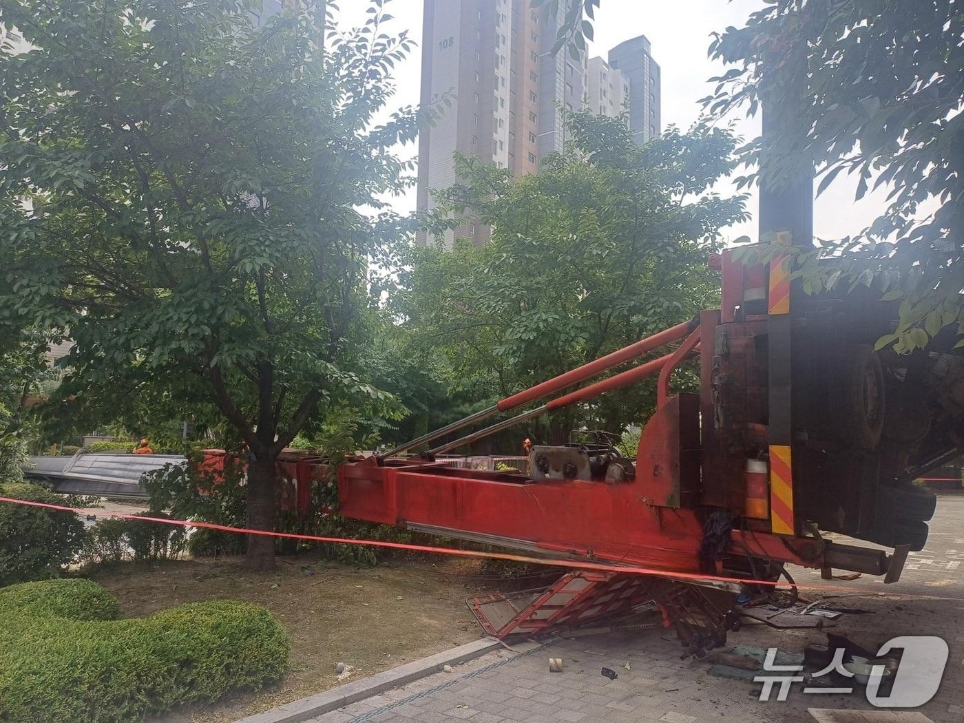 본문 이미지 - 사고 현장. (경기도소방재난본부 제공. 재판매 및 DB 금지) 2025.8.8/뉴스1