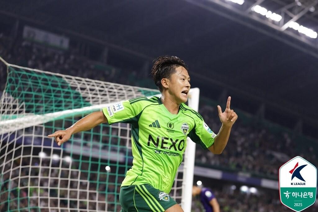 본문 이미지 - 전북 현대의 이승우. (한국프로축구연맹 제공)