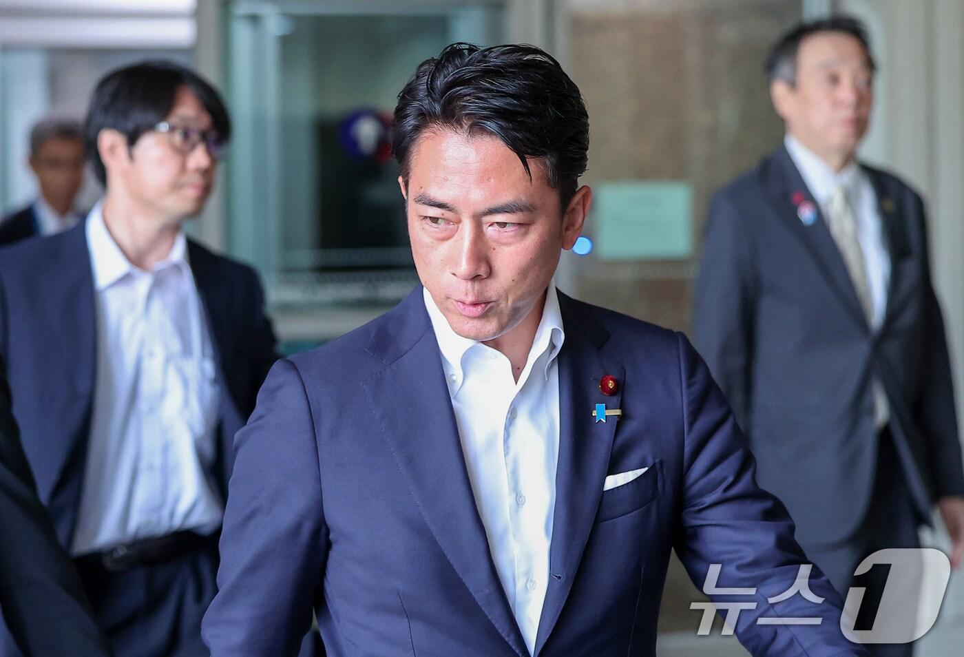 고이즈미 신지로 일본 농림수산상.  2025.8.9/뉴스1 ⓒ News1 김성진 기자