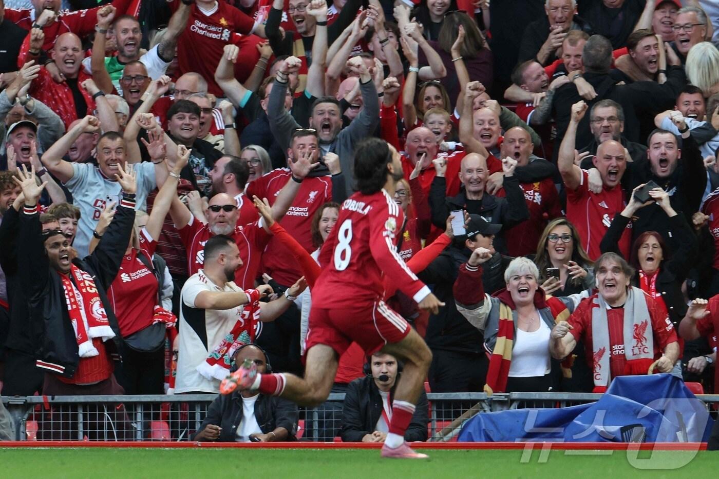 리버풀이 아스널을 1-0으로 꺾었다.ⓒ AFP=뉴스1