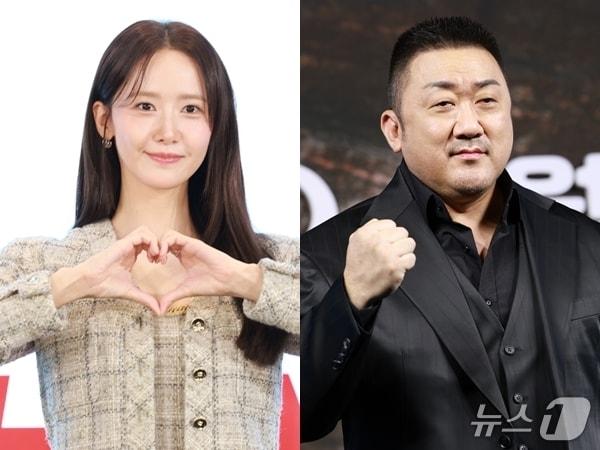 본문 이미지 - 배우 임윤아, 마동석 / 뉴스1 DB
