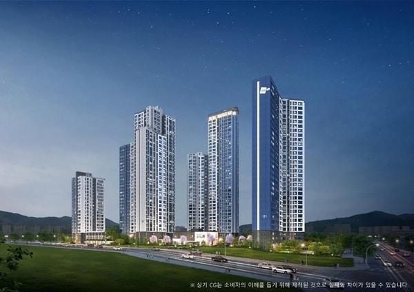 본문 이미지 -  두산위브 더센트럴 도화 조감도&#40;두산건설 제공&#41; 뉴스1 ⓒ News1