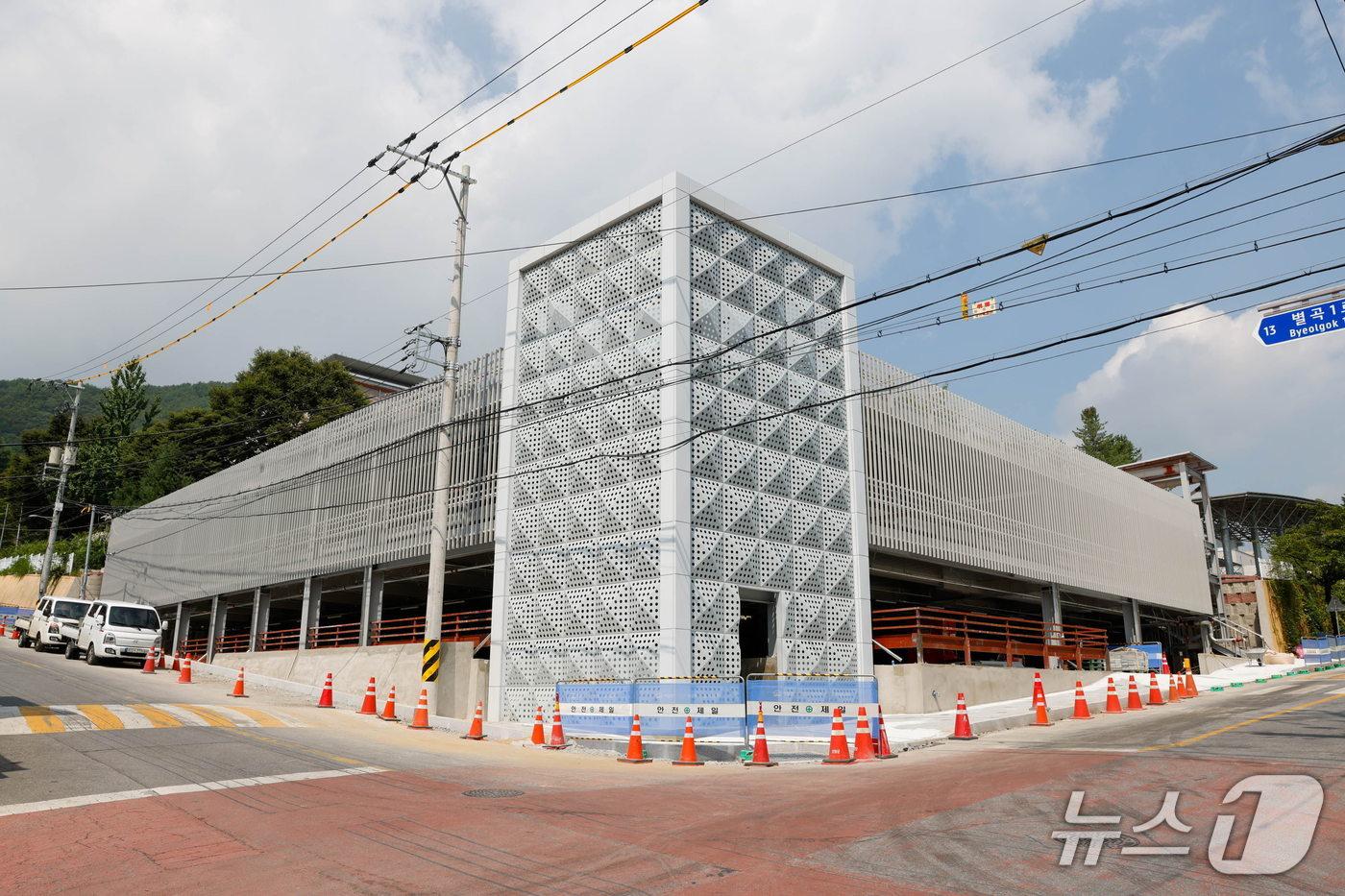 단양 별곡 공영주차장.(단양군 제공, 재판매 및 DB금지) /뉴스1  