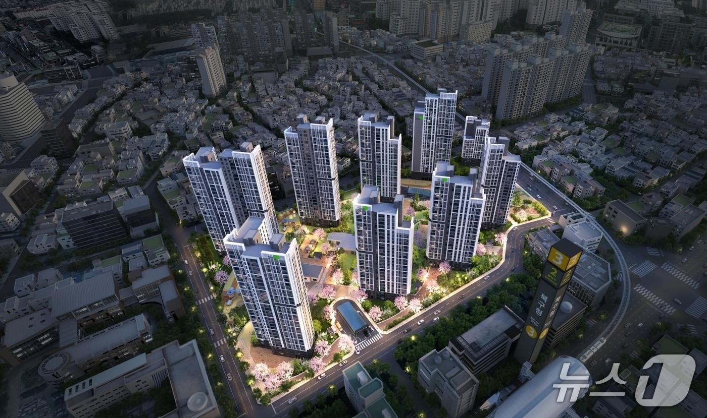  대구 원대2가 주택 재개발 (아이에스동서 제공)