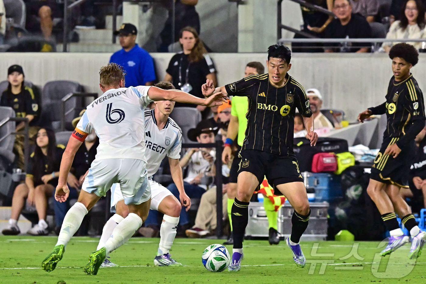 LA FC의 손흥민 ⓒ AFP=뉴스1