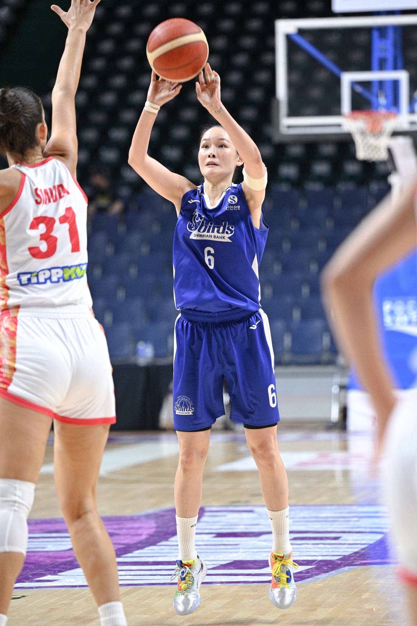 본문 이미지 - 신한은행 최이샘. &#40;WKBL 제공&#41;