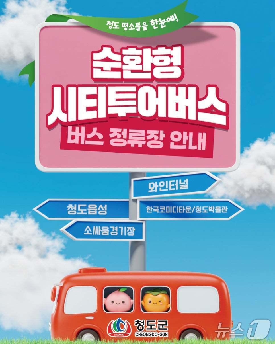 본문 이미지 - 청도 순환형 시티투어버스/뉴스1