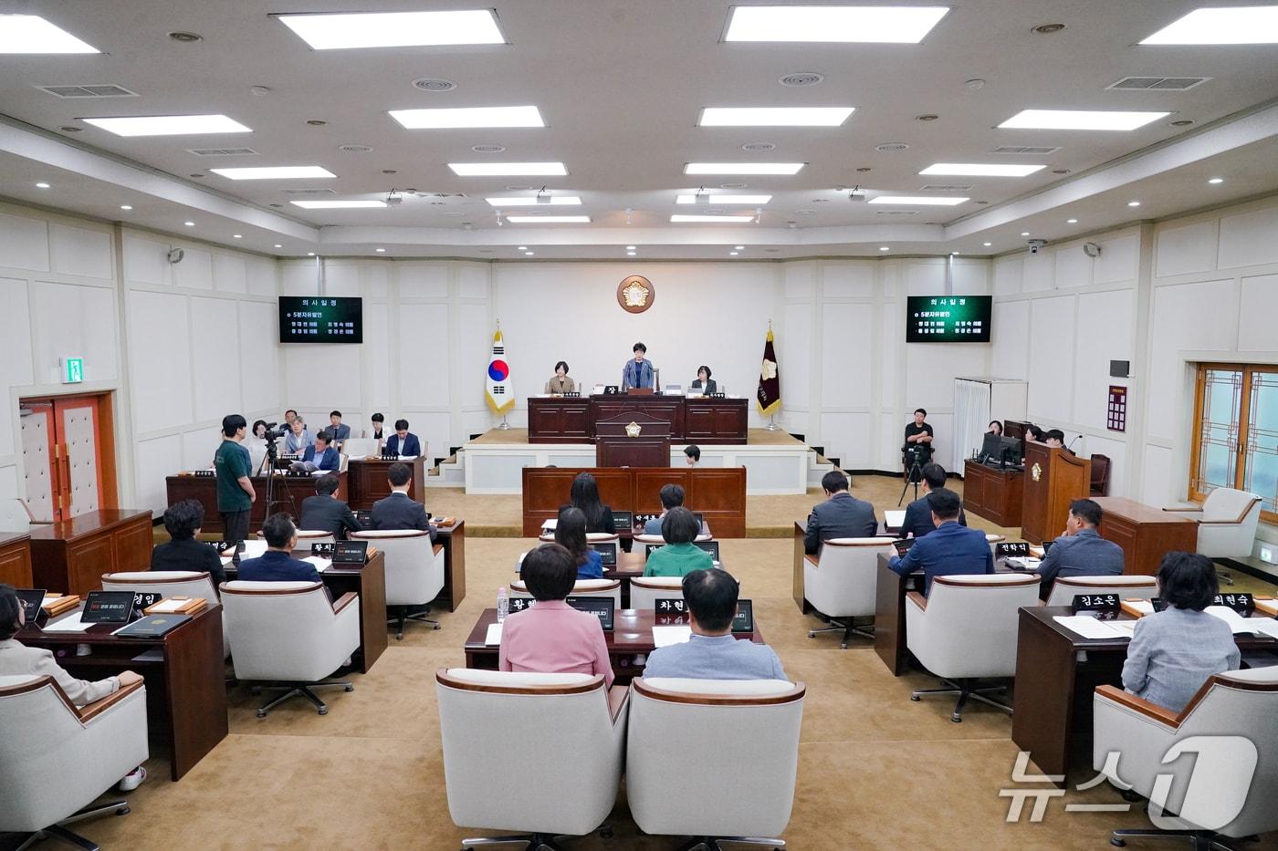 대구 수성구의회 본회의장 전경.(대구 수성구의회 제공.재판매 및 DB 금지)