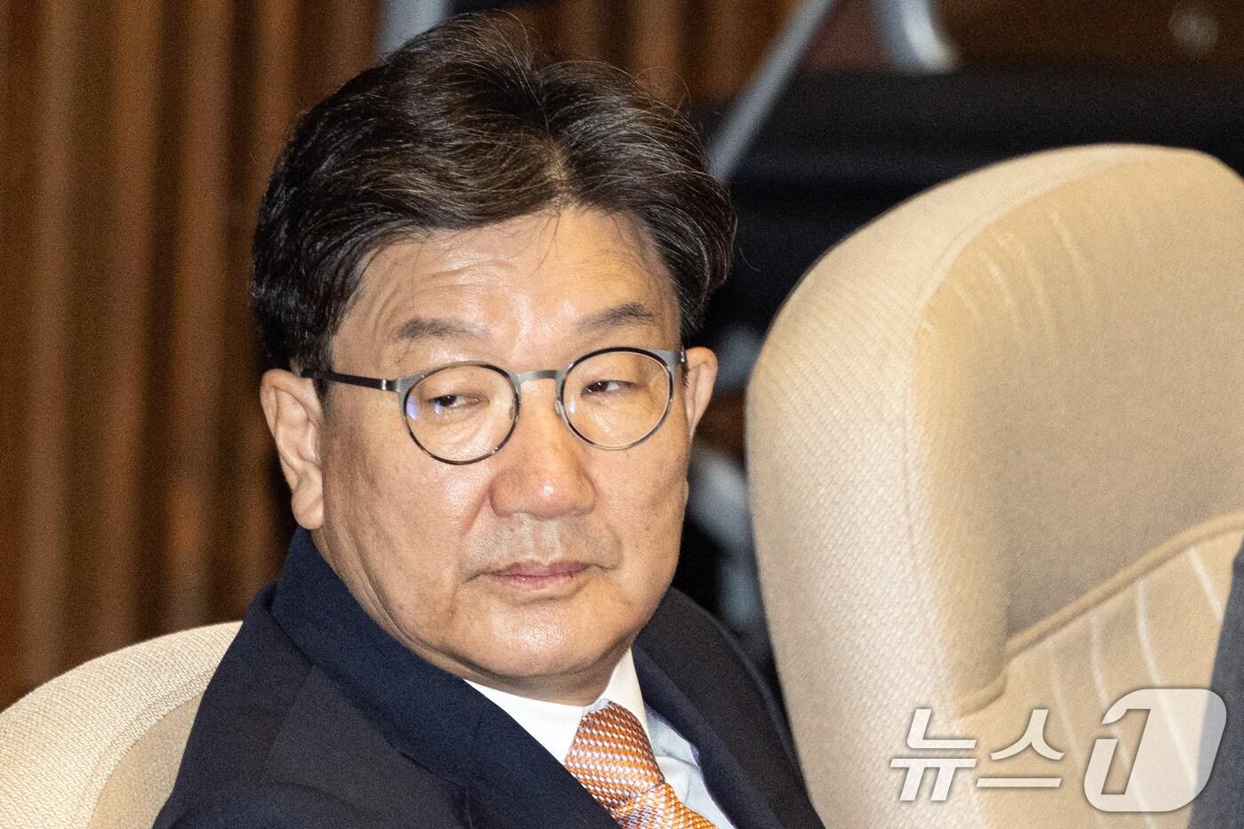 10일 서울 여의도 국회에서 열린 제429회 국회(정기회) 제3차 본회의에 권성동 국민의힘 의원이 참석해 있다. 2025.9.10/뉴스1 ⓒ News1 이승배 기자