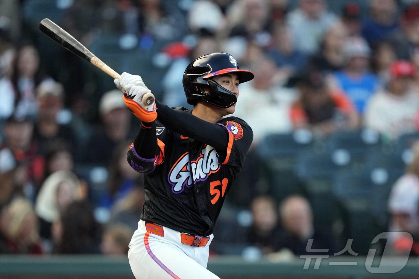 MLB 샌프란시스코 이정후. ⓒ 로이터=뉴스1