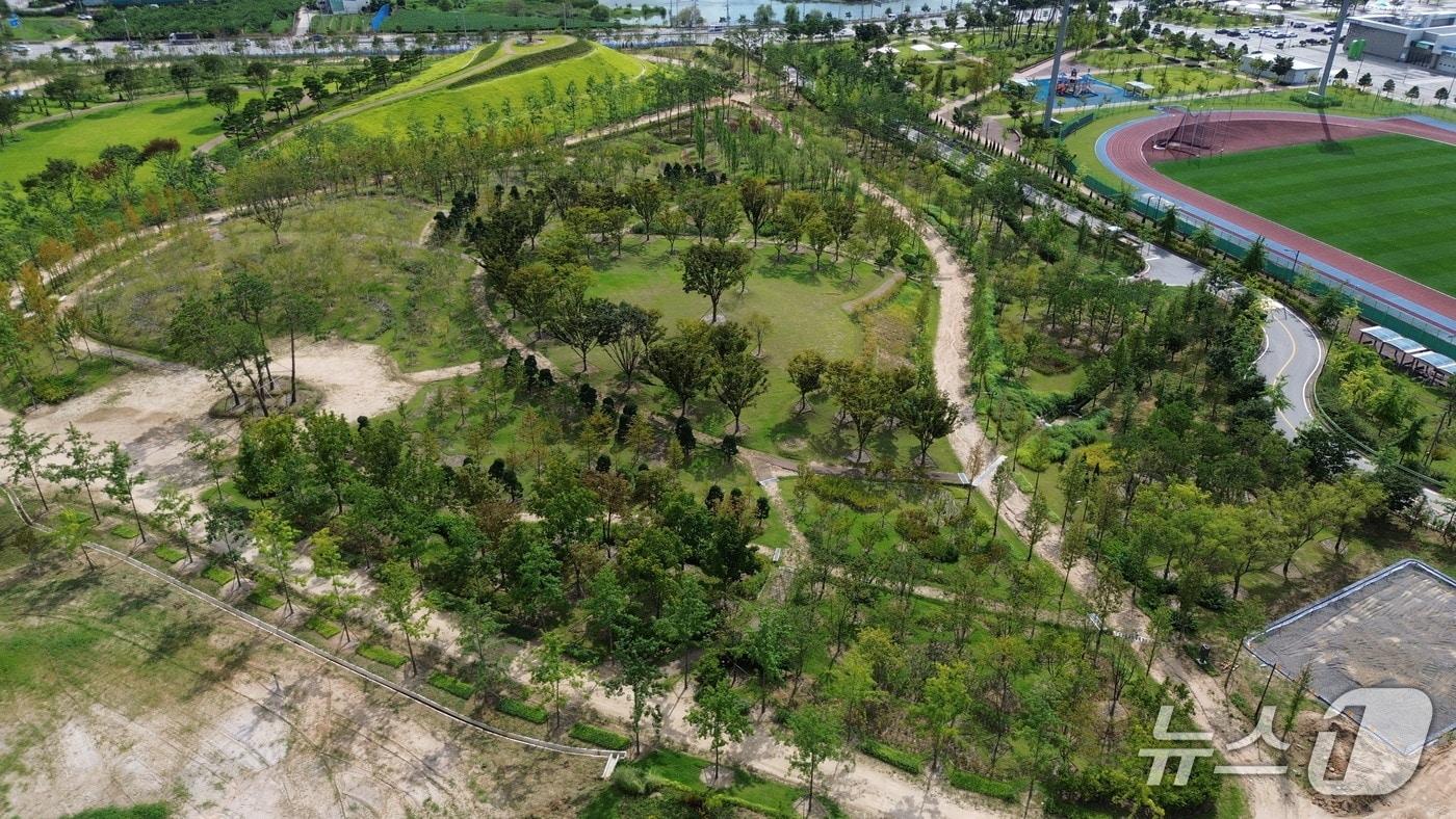  충주 시민의 숲 조성 공사.(충주시 제공. 재판매 및 DB금지)/뉴스1 