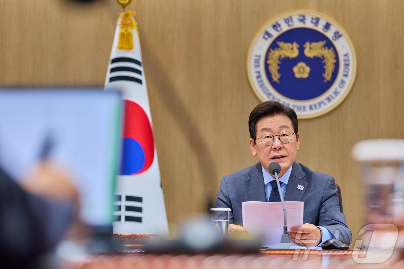 이재명 대통령이 지난 9일 서울 용산 대통령실 청사에서 열린 제41회 국무회의에서 발언을 하고 있다. (이재명 대통령 SNS. 재판매 및 DB 금지) 2025.9.10/뉴스1 ⓒ News1 이재명 기자