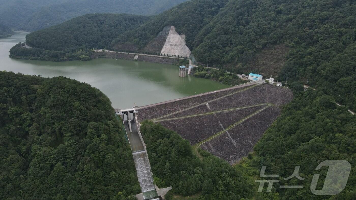 지난달 9일 강원 평창군 대관령면 도암댐의 모습. &#40;독자 제공. 재판매 및 DB금지&#41; 2025.9.10./뉴스1 2025.9.10/뉴스1 ⓒ News1 신관호 기자