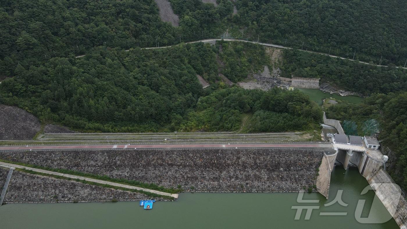 본문 이미지 - 지난 9일 도암댐의 모습. (독자 제공. 재판매 및 DB금지) 2025.9.10. 2025.9.10 ⓒ 뉴스1 신관호 기자