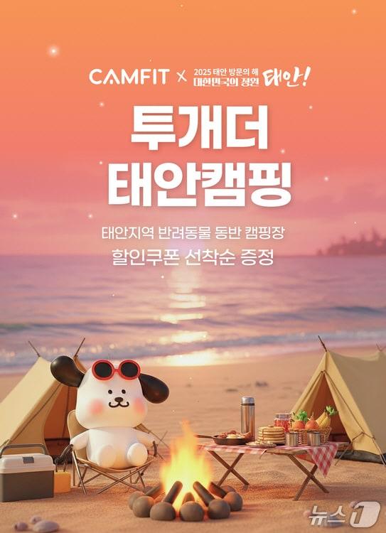 본문 이미지 - 반려동물 숙박대전 캠핏 홍보물(태안군 제공. 재판매 및 DB금지)2025.9.11/뉴스1