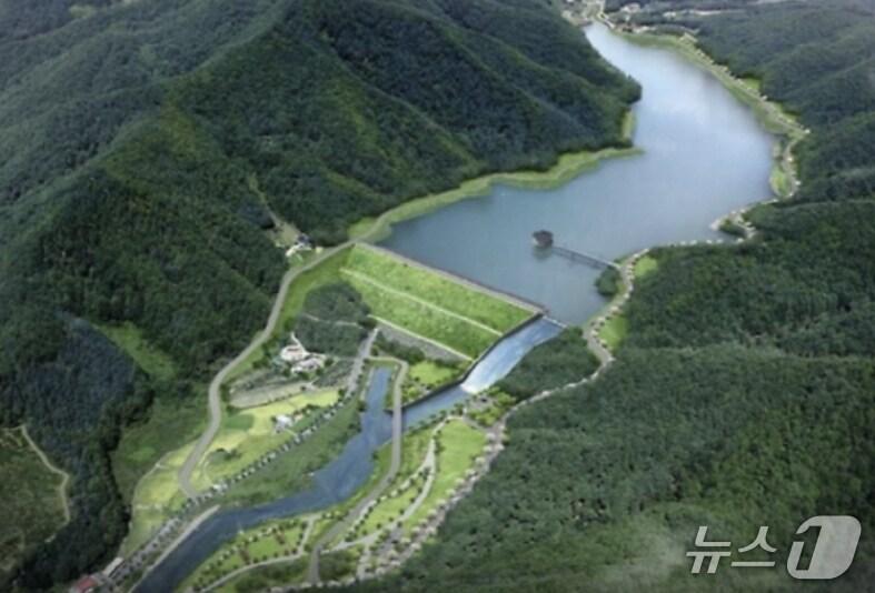 본문 이미지 - 포항시가 건설을 추진하고 있는 항사댐 조감도.&#40;포항시 제공, 재판매 및 DB금지&#41; 2025.9.11/뉴스1 
