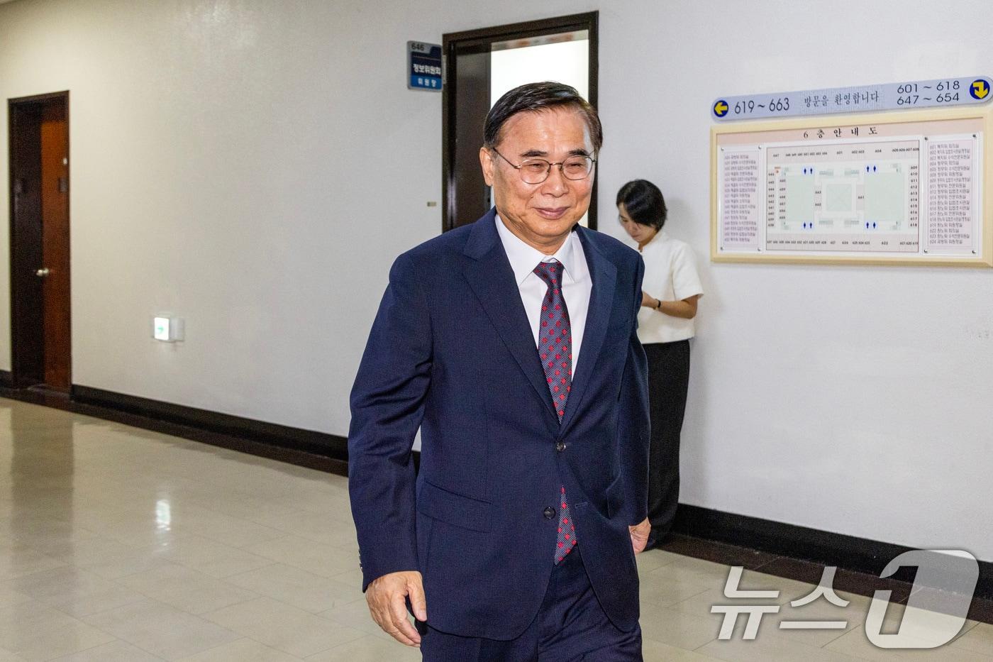 이종석 국가정보원장이 11일 서울 여의도 국회에서 열린 정보위원회 전체회의에 출석하고 있다. 2025.9.11/뉴스1 ⓒ News1 국회사진기자단