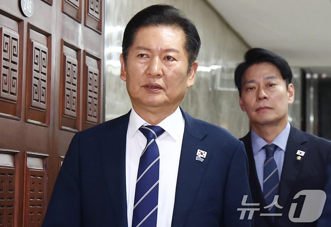 정청래 더불어민주당 대표. ⓒ News1 김민지 기자