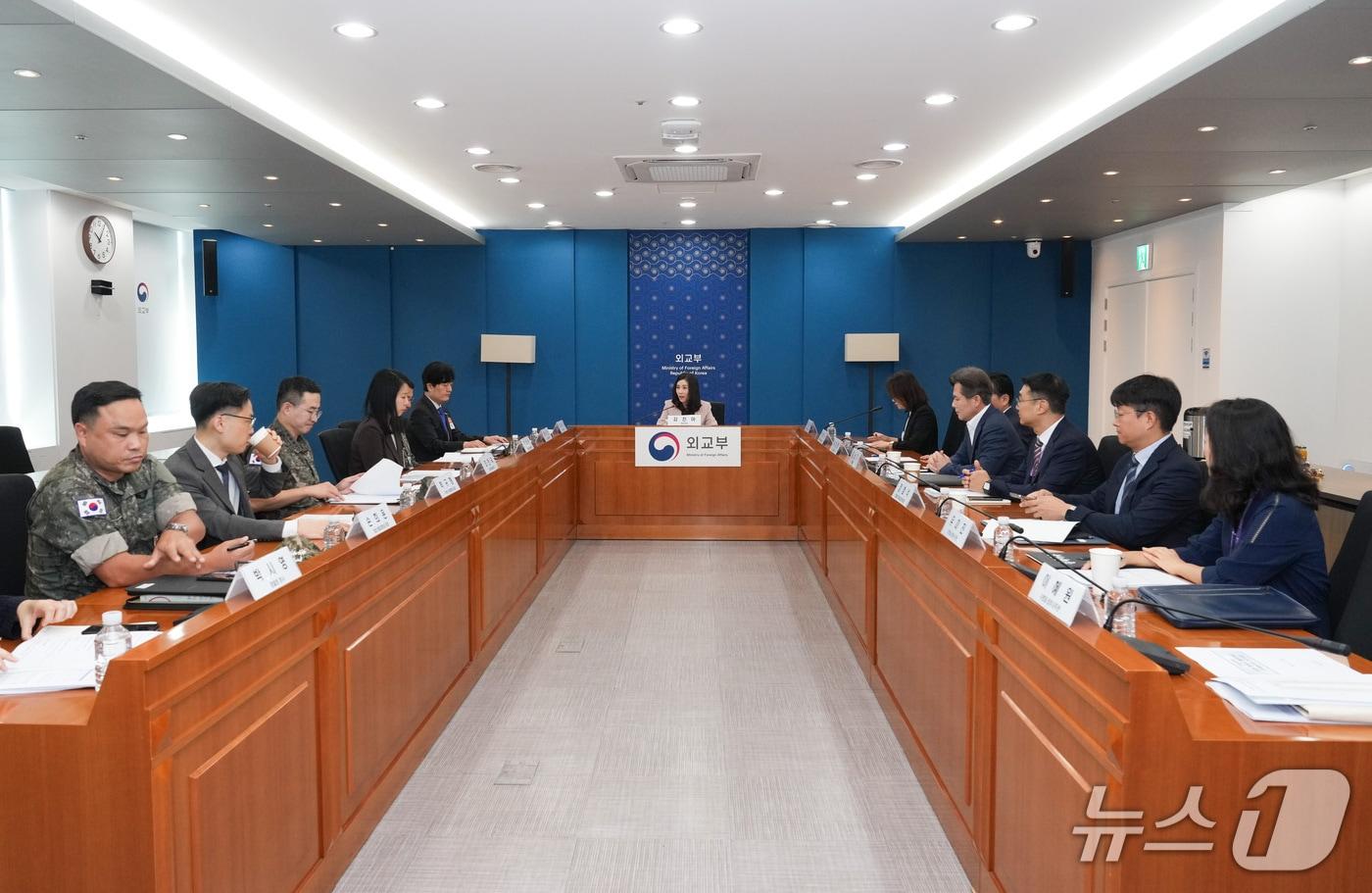 외교부는 11일 김진아 2차관 주재로 2025년도 &#39;유엔 평화유지활동&#40;PKO&#41; 정책협의회&#39;를 개최했다. 2025.09.11. &#40;외교부 제공&#41; 